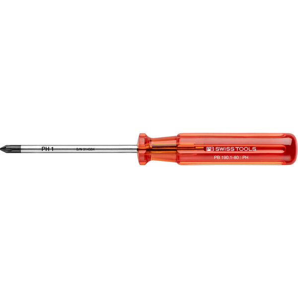 PB Swiss Tools 190.1-80 Cacciavite Classic Phillips Ph 1x80