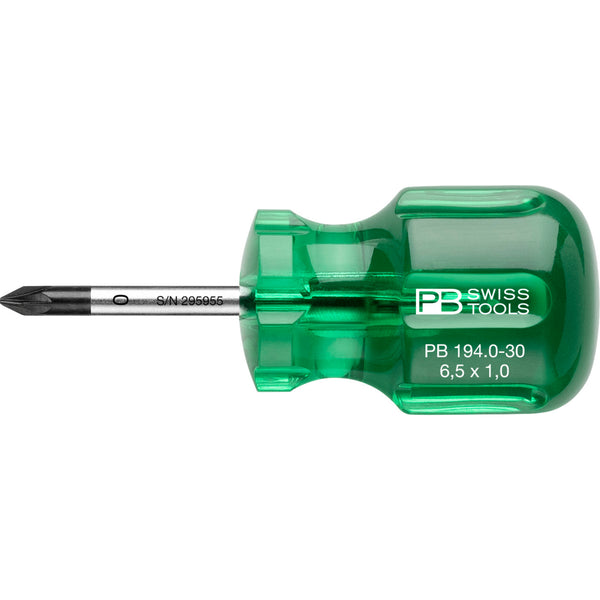 PB Swiss Tools 194.0-30 Cacciavite Nano Classic Stubby Pozidriv Pz 0x30