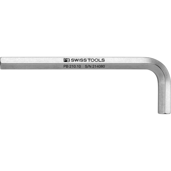 PB Swiss Tools 210.10 Chiave a L esagonale Cromata 10x125