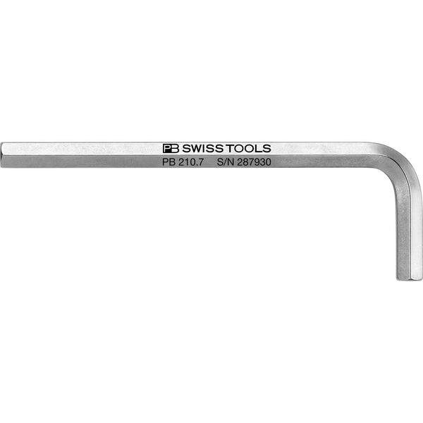 PB Swiss Tools 210.7 Chiave a L esagonale Cromata 7x105