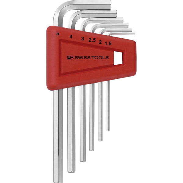 PB Swiss Tools 210.H-5CN Assortimento chiavi esagonali a L cromate - 6 pezzi