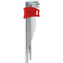 PB Swiss Tools 211.DH-10CN Assortimento chiavi esagonali a L lunghe, cromate - 9 pezzi