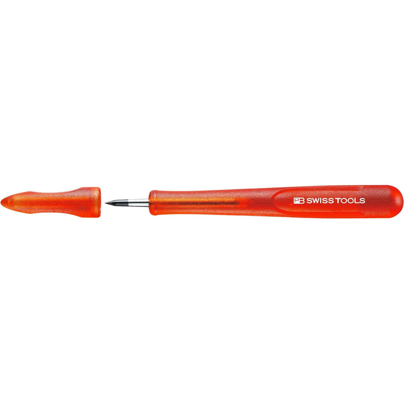 PB Swiss Tools 704.K4-20 Punta a tracciare con punta in metallo duro, con calotta protettiva