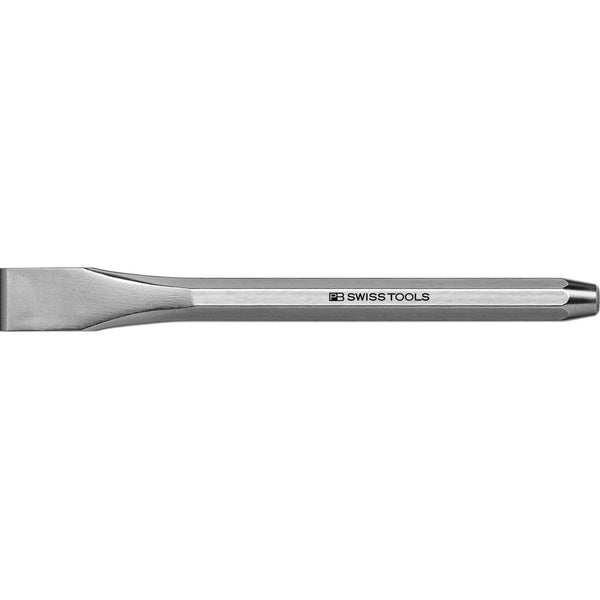 PB Swiss Tools 805.25 Scalpello piatto ottagonale cromato 25x200