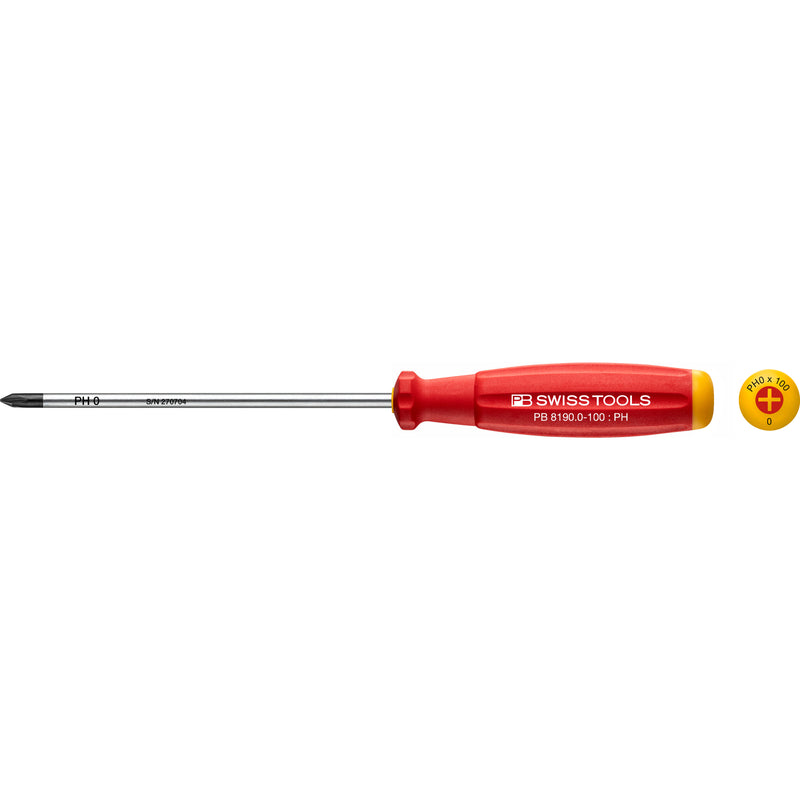 PB Swiss Tools 8190.0-100 Cacciavite SwissGrip Phillips Ph 0x100