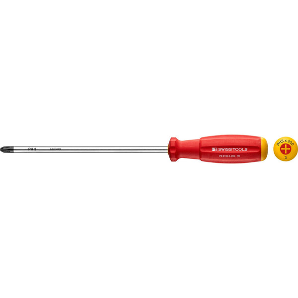 PB Swiss Tools 8190.3-200 Cacciavite SwissGrip Phillips Ph 3x200