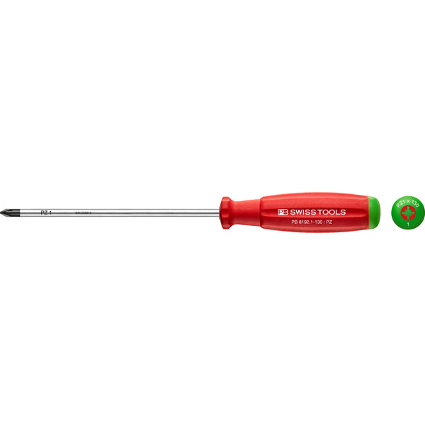 PB Swiss Tools 8192.1-130 Cacciavite SwissGrip Pozidriv Pz 1x130