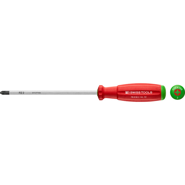 PB Swiss Tools 8192.2-150 Cacciavite SwissGrip Pozidriv Pz 2x150