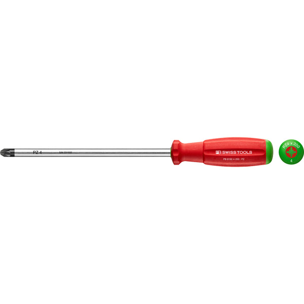 PB Swiss Tools 8192.4-200 Cacciavite SwissGrip Pozidriv Pz4x200