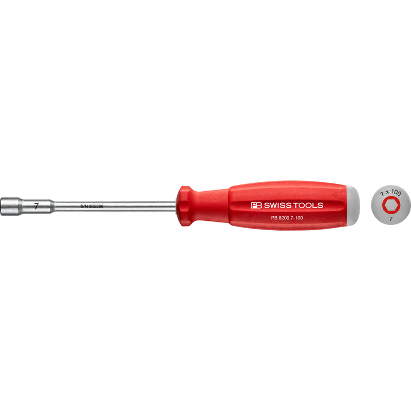 PB Swiss Tools 8200.7-100 Chiave a bussola SwissGrip 7x100