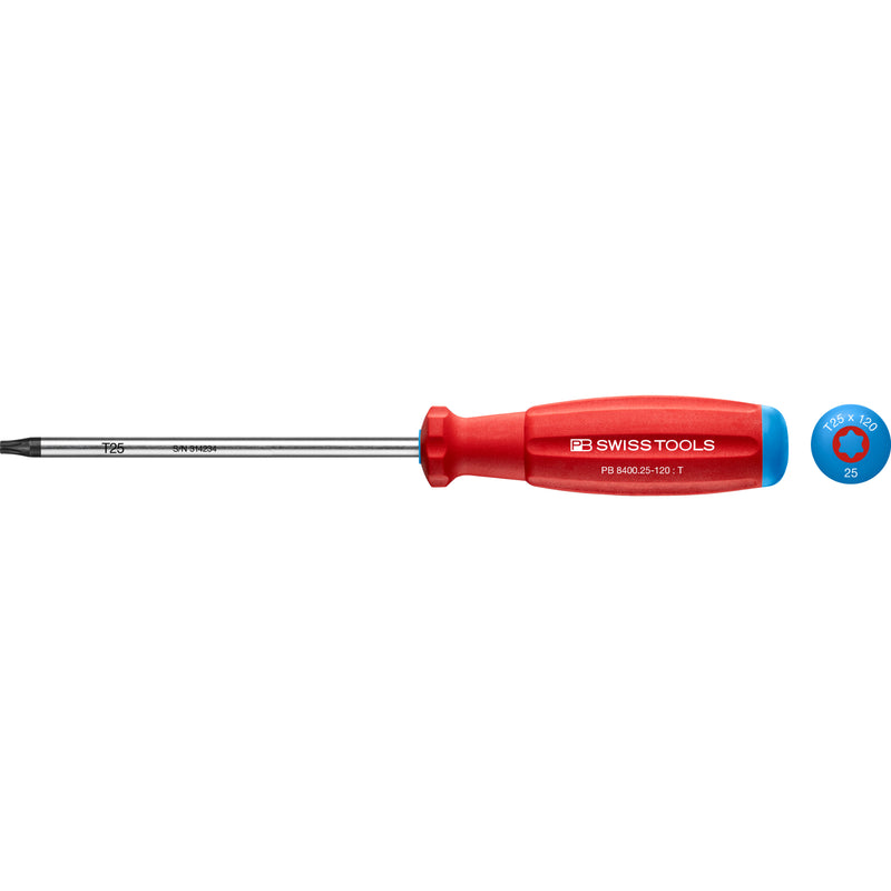 PB Swiss Tools 8400.25-120 Cacciavite SwissGrip Torx Torx 25x120