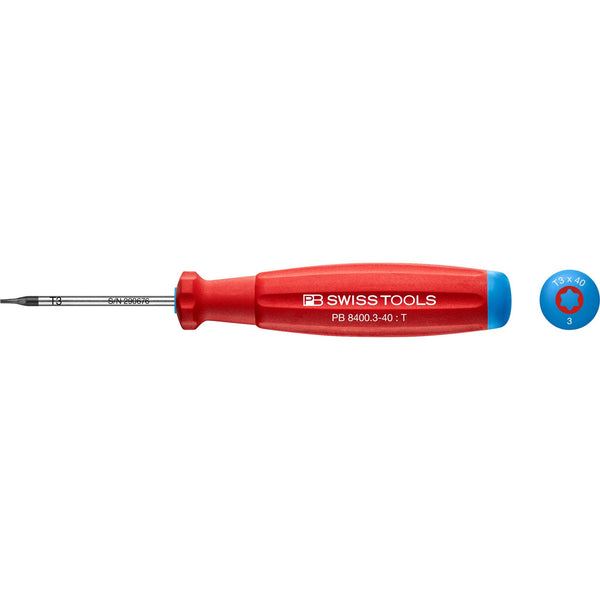 PB Swiss Tools 8400.3-40 Cacciavite SwissGrip Torx Torx 3x40