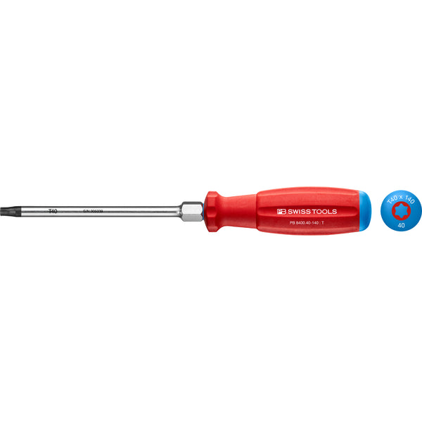 PB Swiss Tools 8400.40-140 Cacciavite SwissGrip Torx Torx 40x140