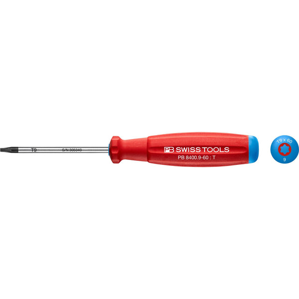 PB Swiss Tools 8400.9-60 Cacciavite SwissGrip Torx Torx 9x60