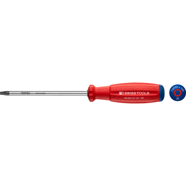 PB Swiss Tools 8401.25-120 Cacciavite SwissGrip Torx Plus TXP 25x120