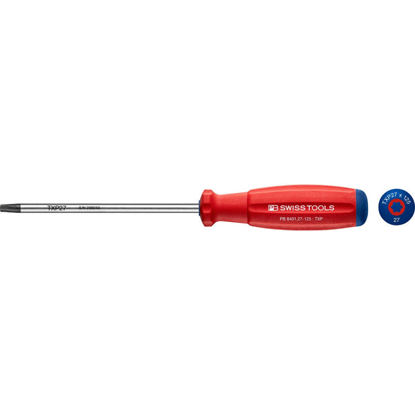 PB Swiss Tools 8401.27-125 Cacciavite SwissGrip Torx Plus TXP 27x125