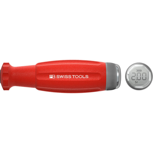 PB Swiss Tools 9320.A40-200cNm DigiTorque, cacciavite dinamometrico (Nm) a steli intercambiabili con display digitale