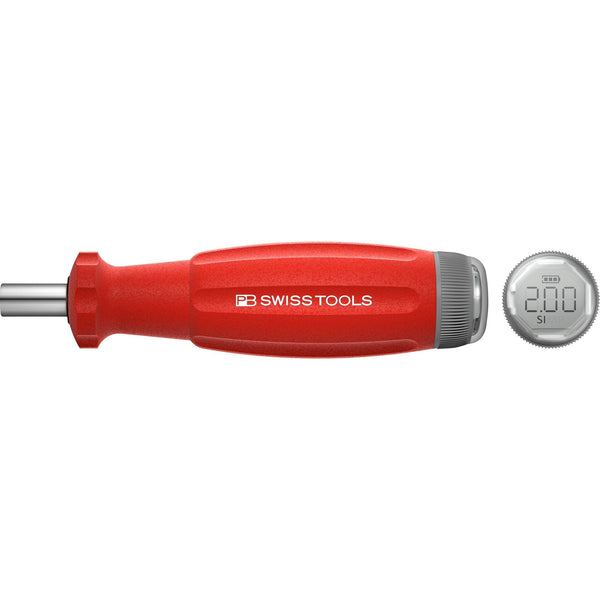 PB Swiss Tools 9320.M40-200cNm DigiTorque, cacciavite dinamometrico (Nm) a bits intercambiabili con display digitale