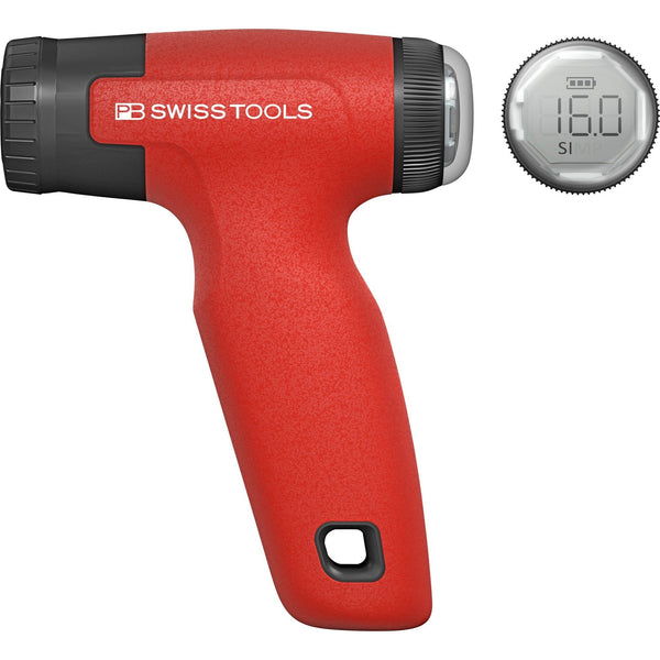 PB Swiss Tools 9325.A3,4-16Nm DigiTorque, cacciavite dinamometrico (Nm) a steli intercambiabili, impugnatura a leva