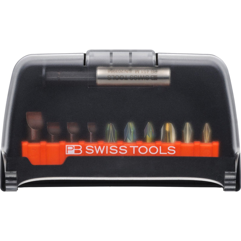 PB Swiss Tools C6.986 Assortimento PrecisionBit C6, Phillips, Pozidriv e Taglio, 10 pezzi