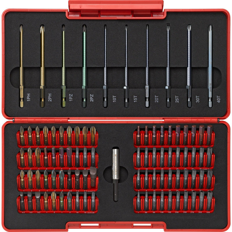 PB Swiss Tools C6.992 Assortimento PrecisionBit C6 ed E6, pezzi 80