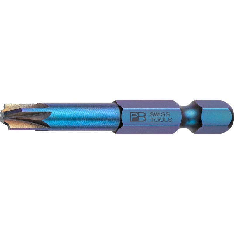 PB Swiss Tools E6.180/2 Inserti PrecisionBit E6 Taglio-Pozidriv 2