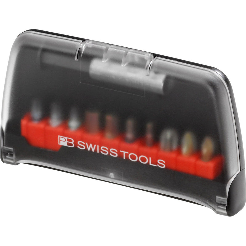 PB Swiss Tools C6.985 Assortimento PrecisionBit C6, Phillips, Torx ed Esagonali, 10 pezzi