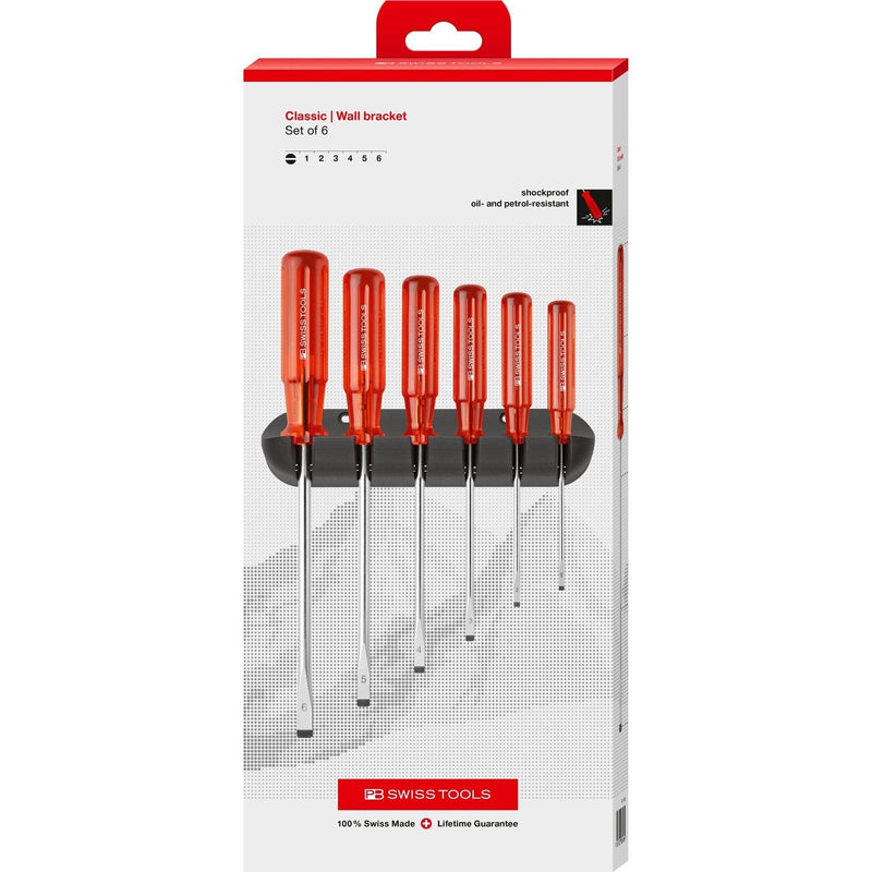 PB Swiss Tools 240 Assortimento di cacciaviti Classic Taglio - 6 pezzi