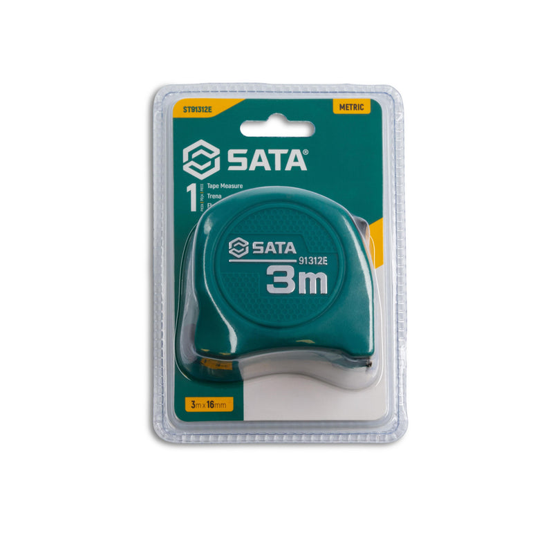 Sata ST91312E Flessometro Metrico ABS 3,0mt x 16mm