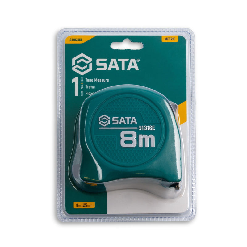 Sata ST91316E Flessometro Metrico ABS 8,0mt x 25mm