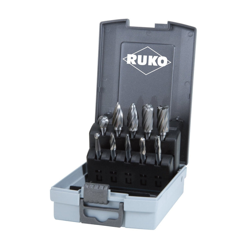 ruko 116103aro set lime frese rotative metallo duro