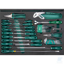 SATA SC09947-1 – Set Automotive Master Tool 239 pezzi, vassoio EVA Foam con cacciaviti e utensili di precisione