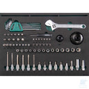 SATA SC09947-1 – Set Automotive Master Tool 239 pezzi, vassoio EVA Foam con chiavi a L, bit e accessori speciali